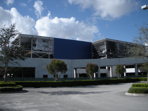 Iconic blue exterior begins to transform future Miami-Dade IKEA store opening summer 2014 in Sweetwater, FL (Photo: Business Wire)