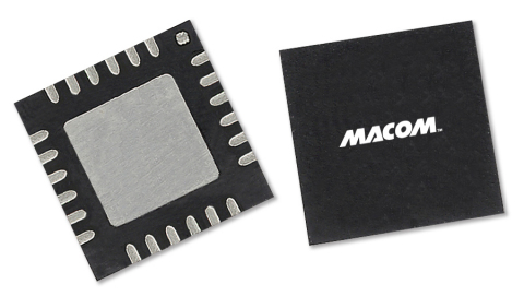 The MAUC-010506 is packaged in a lead free 4mm x 4mm QFN that enables excellent variable gain to be achieved by adjusting the bias. (Photo: Business Wire)