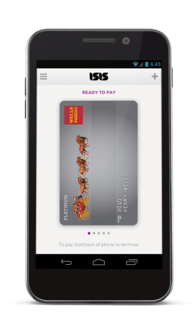 Wells Fargo Visa consumer credit card holders can load their cards into the Isis Mobile Wallet(R). (Photo: Business Wire)