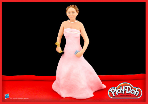 With her quirky sense of humor and dressed in a pale pink PLAY-DOH dress, this young star took the award home for Best Actress in February! To wrap up an exciting and fun-filled year, Hasbro Inc. and the PLAY-DOH brand have created ten sculptures out of PLAY-DOH compound to create "A Year in PLAY-DOH Moments." Be sure to visit the PLAY-DOH Facebook page to check out the other sculptures! https://www.facebook.com/playdoh (Photo: Business Wire)