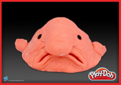 Hasbro Inc. has sculpted the world's ugliest PLAY-DOH animal, the blobfish! The PLAY-DOH brand is celebrating 2013's biggest moments by sculpting them entirely out of PLAY-DOH compound to create "A Year in PLAY-DOH Moments." To view all ten sculptures, be sure to check out the PLAY-DOH Facebook page: https://www.facebook.com/playdoh (Photo: Business Wire)