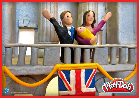 Hasbro Inc. was thrilled to welcome Baby George to the royal family in 2013! To celebrate one of this year's biggest moments, the PLAY-DOH brand has sculpted the royal family out of 100% PLAY-DOH compound. Be sure to visit the PLAY-DOH Facebook page to view ten of 2013's top moments brought to life in PLAY-DOH compound: https://www.facebook.com/playdoh