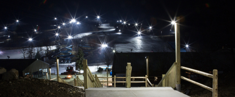 Montage Mountain is one of the few ski resorts on the East Coast to utilize LED lighting. The energy efficient lighting upgrade required no upfront investment from the resort as part of an electricity supply contract through Constellation's Efficiency Made Easy. (PHOTO CREDIT: MONTAGE MOUNTAIN)