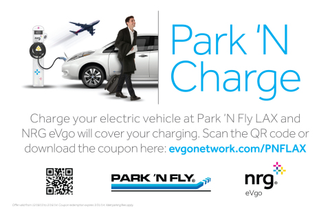 Park 'N Fly and NRG eVgo Launch "Park 'N Charge" Program at Los Angeles International Airport (Photo: Business Wire)