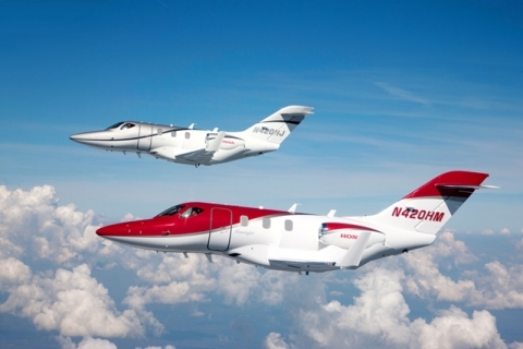 The HondaJet received FAA Type Inspection Authorization on Dec. 20, 2013 (Photo: Business Wire)