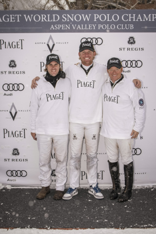 PIAGET POLO TEAM: GONZALITO PIERES, KRIS KAMPSEN, MARC GANZI (Photo: Business Wire)