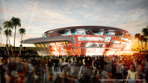 Las Vegas All Net Arena Exterior (Photo: Cuningham Group Architecture, Inc.)