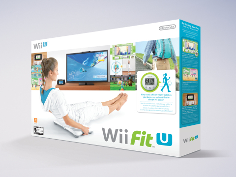 A bundle that includes the Wii Fit U game, a Wii Balance Board accessory and the Fit Meter accessory will be available in stores at a suggested retail price of $89.99. (Photo: Business Wire)
