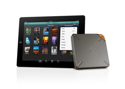 LaCie Fuel with Apple iPad (Photo: Business Wire)