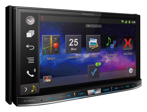 Pioneer AVIC-8000NEX navigation system with 7-inch capacitive screen (Photo: Business Wire)