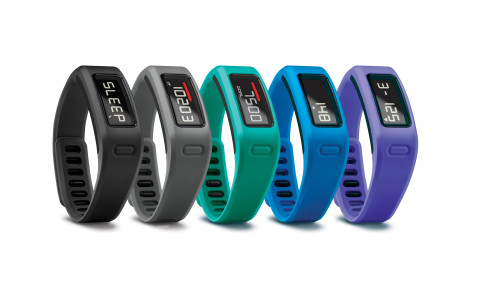 Garmin(R) vívofit(TM) is a stylish, lightweight fitness band designed to turn good intentions into lifelong habits. (Photo: Business Wire)