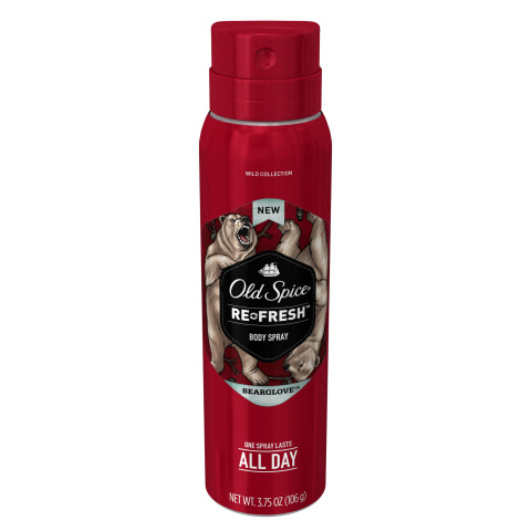 Old Spice Re-fresh Bearglove Body Spray (Photo: Business Wire)