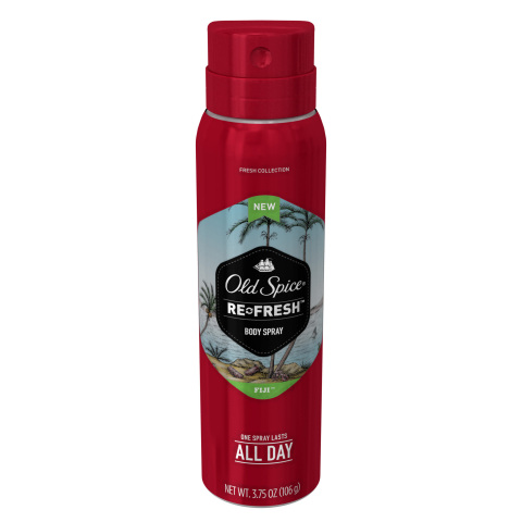 Old Spice Fiji Re-fresh Body Spray (Photo: Business Wire)
