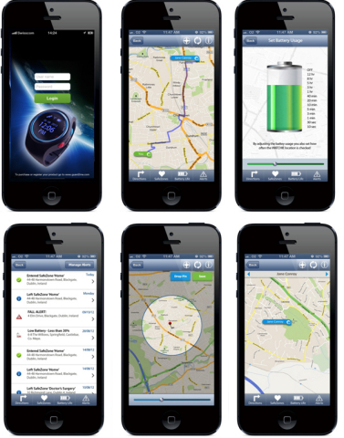 guard2me© smartphone app (Photo: Business Wire) 