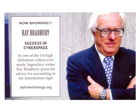 In a video lost for a generation, renowned Sci-Fi writer Ray Bradbury returns to give his timeless insight into how humans can achieve "Success in Cyberspace," now showing on www.informationage.org. (Photo: Business Wire)