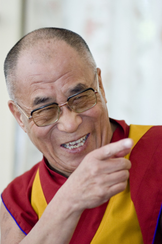 His Holiness the Dalai Lama will visit Santa Clara University Feb. 24. SCU will livestream the event at scu.edu/dalailama. (Photo: Business Wire)