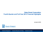 Fourth-Quarter and Full-Year 2013 Financial Highlights