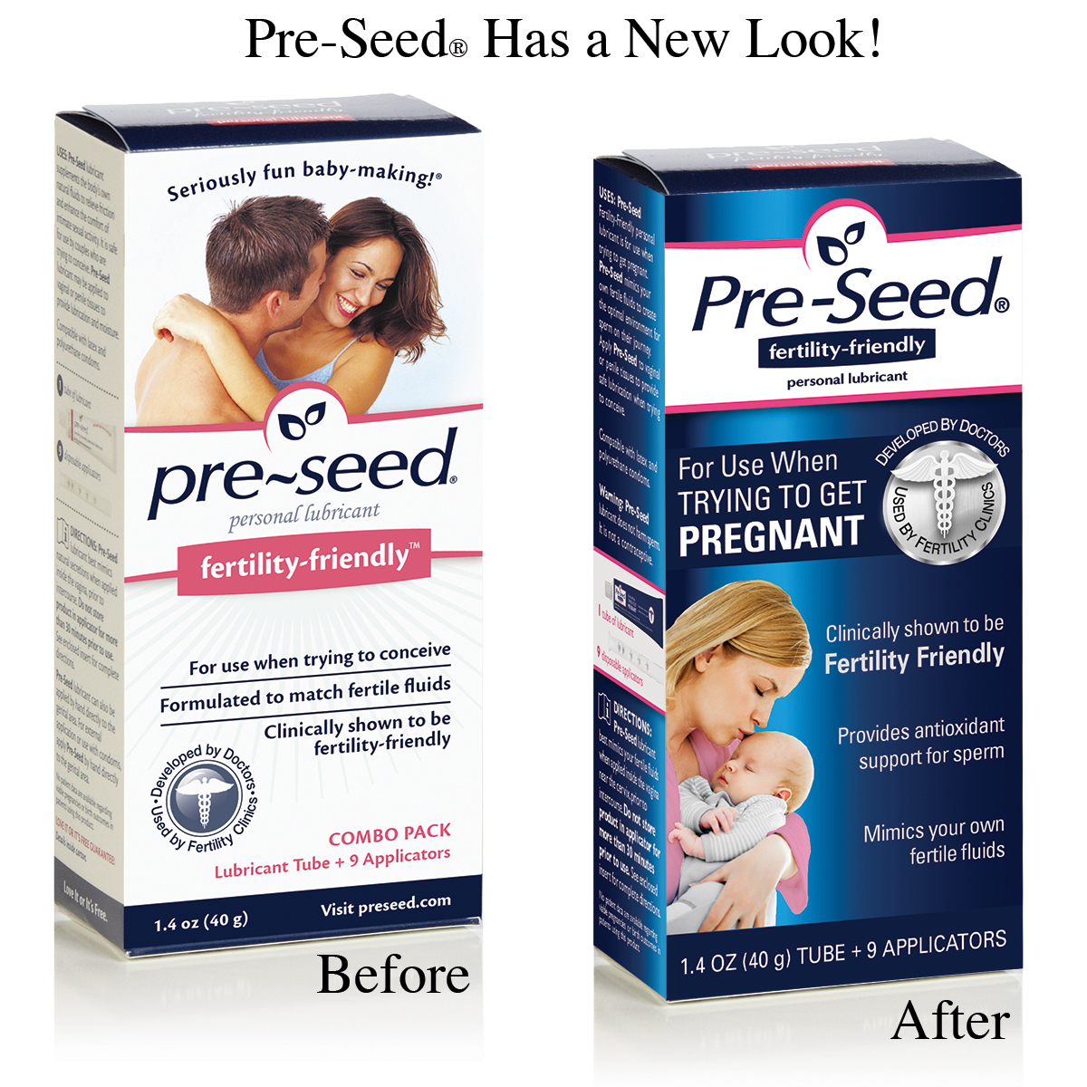 Pre-Seed Fertility-Friendly Lubricant Introduces New Packaging Directed at  Trying-to-Conceive Couples