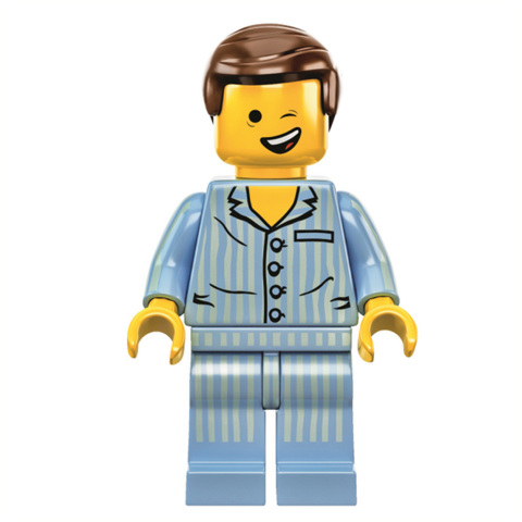 Regal Entertainment Group announces free Limited Edition LEGO Minifigure Pyjamas Emmet exclusively for Regal Crown Club members. Image Source: Warner Bros Pictures, in association with Village Roadshow Pictures, in association with LEGO System A/S.