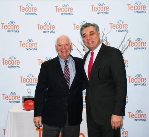 Senator Ben Cardin and Jay Salkini, President and CEO of Tecore Networks (Photo: Business Wire)
