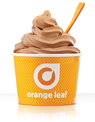 Orange Leaf Frozen Yogurt introduces new Chocolate made with Ghirardelli, with contest to win trip to chocolate festival or froyo for a year. (Photo: Business Wire)