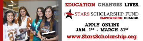 Stars Scholarship Fund billboards running in El Paso, TX (Photo: Business Wire)