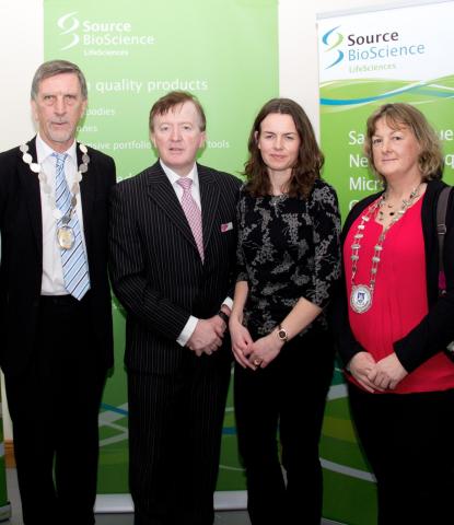 The official opening of Source BioScience's DNA sequencing facility in Tramore, Ireland. (Photo: Business Wire)