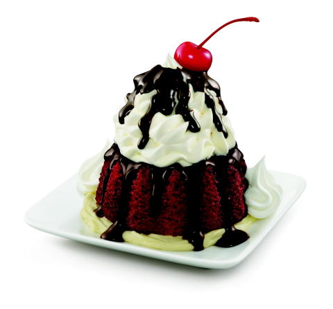 SONIC Drive-In's new Red Velvet Molten Cake Sundae, made with moist red velvet molten cake on a bed of rich cheesecake and crowned with a swirl of SONIC's Real Ice Cream, is a triple threat of premium sweetness that takes 'a la mode' to the extreme. (Photo: Business Wire)