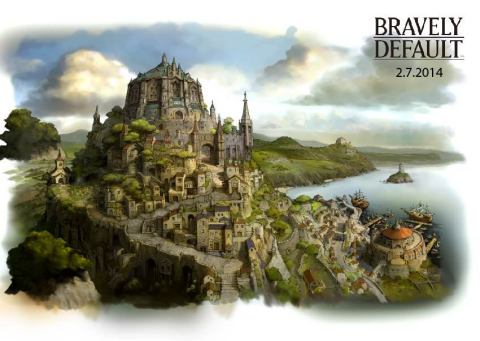 Launching exclusively for the Nintendo 3DS system on Feb. 7, Bravely Default brings a unique twist to the role-playing genre. (Graphic: Business Wire)