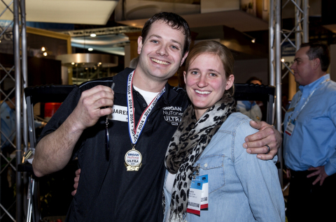 Jared Stork is the overall winner of the 2013 ULTRA Pro Challenge, installing the ULTRA Ventilation Fan in four minutes and 14 seconds. (Photo: Business Wire)