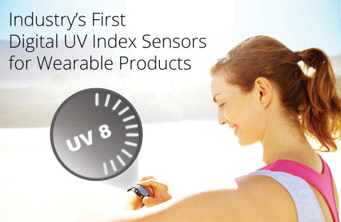 Industry's first single-chip digital UV index sensor solution for wearable computing products (Photo: Business Wire)