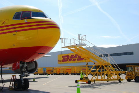 DHL Global Forwarding's Cincinnati hub will operate weekly flights six times per week toward Brussels offering reserved space for Life Sciences products (Photo: Business Wire)