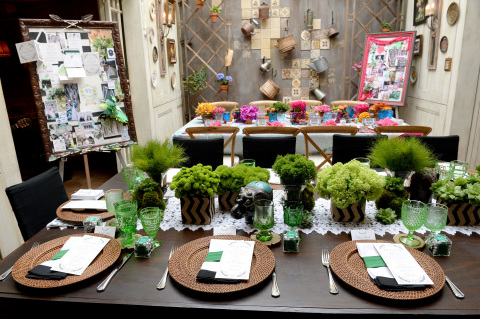 Paper goods and table decor are showcased at Wedding Paper Divas Presents "Whitney Port's Love Story" at Mari Vanna Los Angeles on February 11, 2014 in West Hollywood, California. (Photo by Michael Kovac/Getty Images for Wedding Paper Divas)