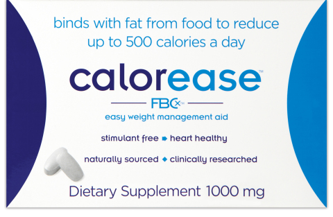 Calorease with FBCx 180-count pack (Graphic: Business Wire)