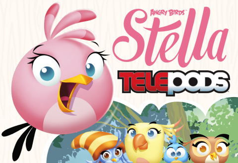 Hasbro Announces New Angry Birds Stella Telepods Line Based On The New Property From Rovio Entertainment (Graphic: Business Wire)