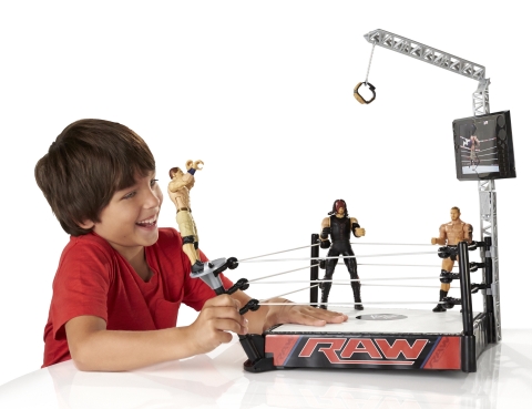 WWE(R) Super Strikers Turnbuckle Takedown Ring (Photo: Business Wire)