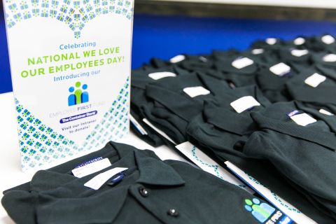 Each of The Container Store's employees from coast to coast received an Employee First Fund polo to commemorate the launch and National We Love Our Employees Day. (Photo: Business Wire)

