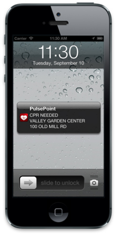 PulsePoint CPR Notification (Photo: Business Wire)