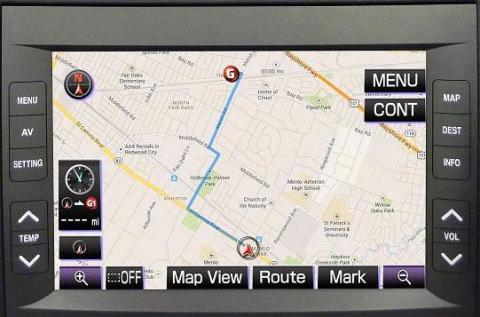 FUJITSU TEN Develops English-Version Prototype of "Interactive Voice-Recognition Car Navigation Unit" with Smartphone Linkage. (Photo: Business Wire)