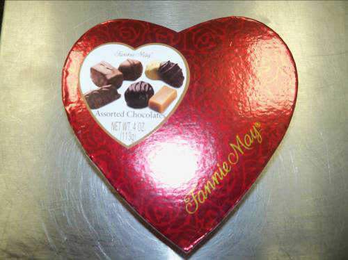 Fannie May Heart Chocolate Box - Assorted Chocolate Selections