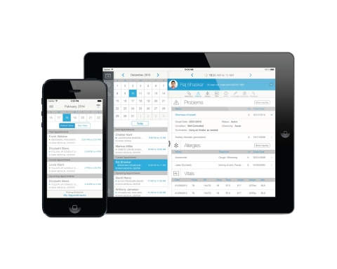 CareCloud Companion, a mobile clinical application for an iPad, iPad mini, iPhone, or iPod touch (Photo: Business Wire)