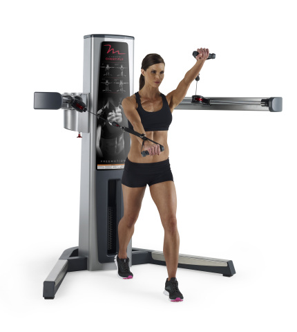 FreeMotion Fitness introduces new LiveAxis equipment, with sliding pulleys that have a traveling path of resistance to maintain maximum muscle activation throughout the movement. (Photo: Business Wire)