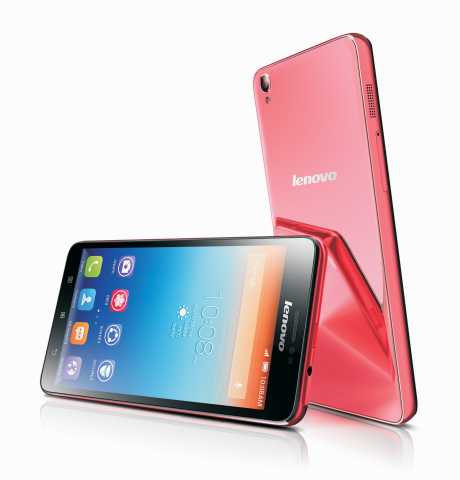 The new colorful S850 Lenovo smartphone is designed for fashion savvy consumers and shutterbugs.
(Photo: Business Wire)