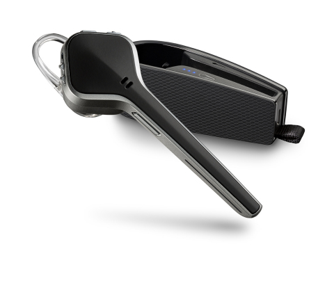 The sophisticated, performance-driven Plantronics Voyager Edge Bluetooth headset is an inspired blend of elegance, comfort, and signature Plantronics audio technology. (Photo: Business Wire)