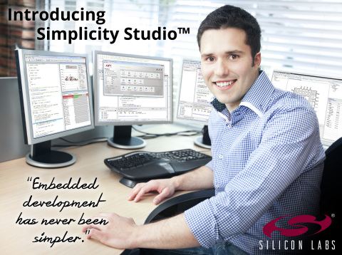 With Silicon Labs' Simplicity Studio, embedded development has never been simpler. (Graphic: Business Wire)