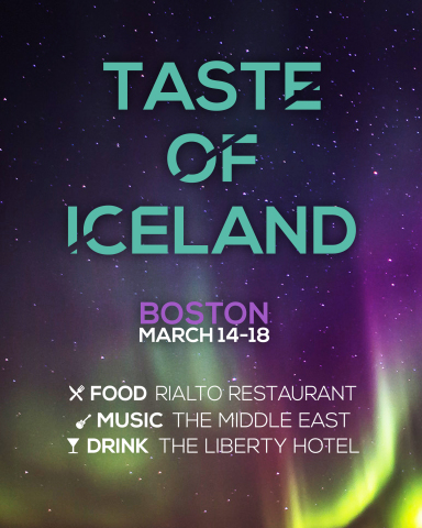Join us for Taste of Iceland in Boston to celebrate Iceland's delicious food and vibrant music and get a taste of what life is like in Iceland! (Graphic: Business Wire)