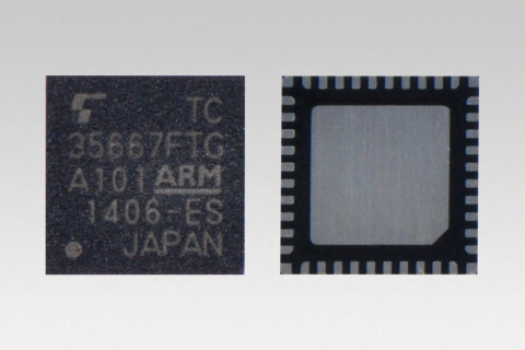 Toshiba: "TC35667FTG", a low power consumption ICs for Bluetooth(R) Smart devices (Photo: Business W ... 