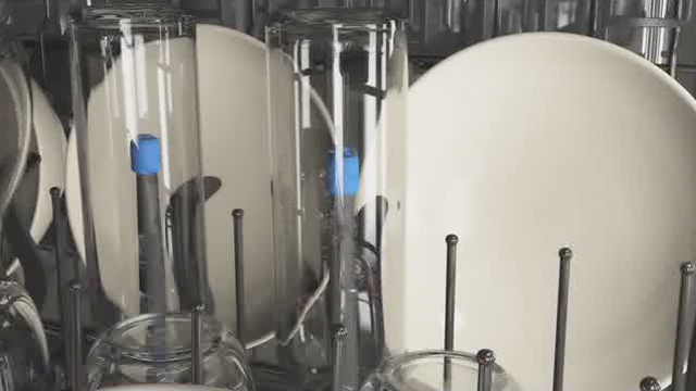 The industry's first dedicated bottle wash jets—a total of 16—have been integrated into the dishwasher to tackle the inside of hard-to-clean containers.