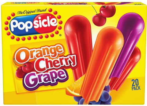 Feb. 28, 2014.
Allergy Alert for Limited Number of 20-Count Boxes of Popsicle Orange, Cherry and Grape Flavor Due to Undeclared Milk. 
Affected product:  UPC of 7756712130, with best before dates of JUN0315GBV, JUN0415GBV, JUN0515GBV and JUN0615GBV, which are printed on the side of each box. (Photo: Business Wire)
