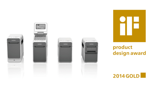 iF Gold Award 2014 Winning Product The Brother TD-2000 Series Powered Desktop Thermal Printer (Photo: Business Wire)